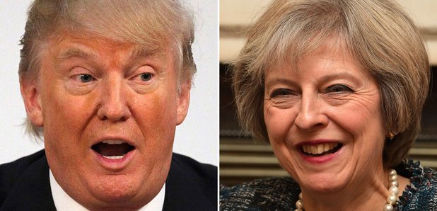 Donald Trump Theresa May