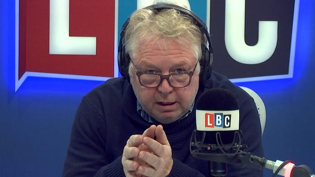 Nick Ferrari hands together