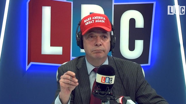 Nigel Farage Listening