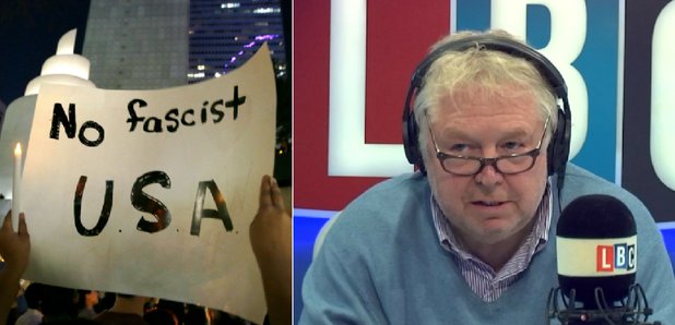 Nick Ferrari Fascist Sign