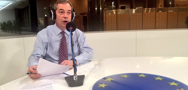 Nigel Farage in Brussels