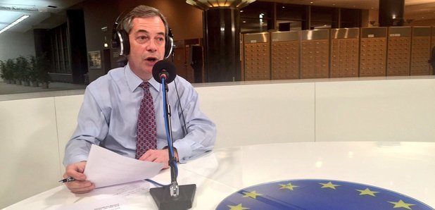 Nigel Farage in Brussels