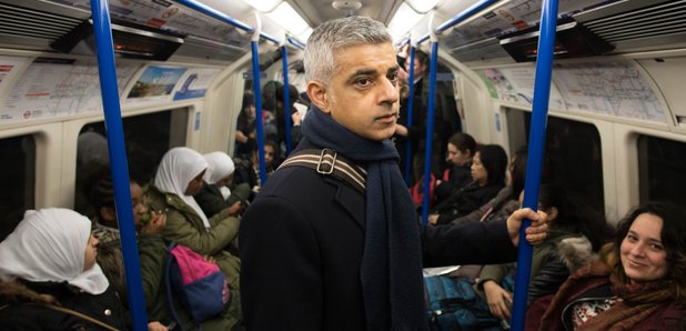 Sadiq Khan On The Tube