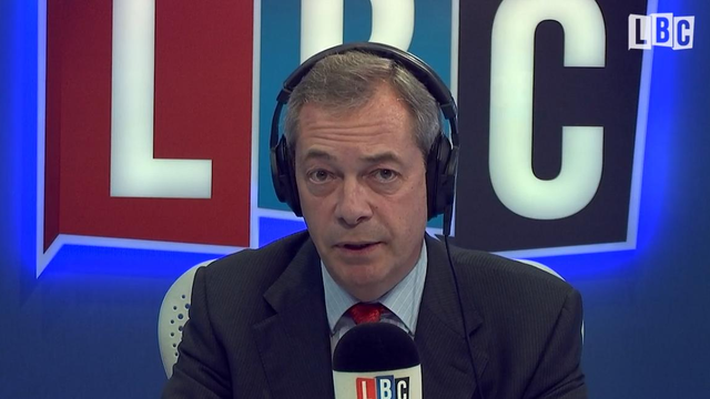 Nigel Farage talking