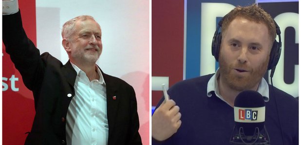 Matt Stadlen and Jeremy Corbyn