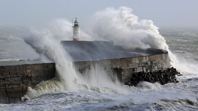 Storm Doris in East Sussex