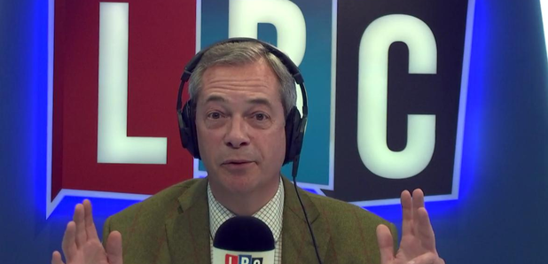 Nigel Farage happy