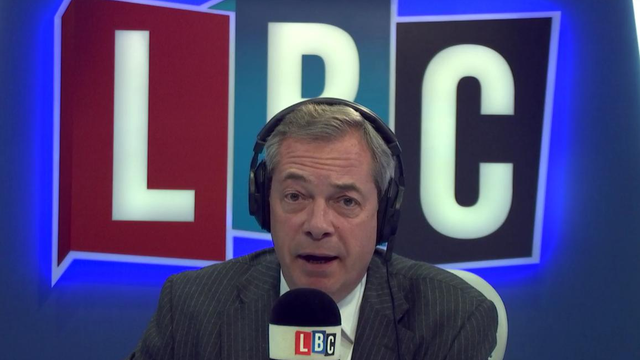 Nigel Farage talking