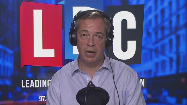 Nigel Farage talking