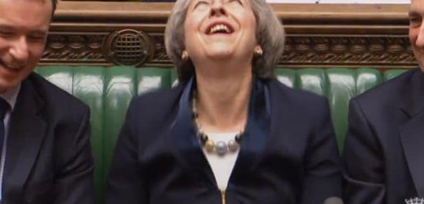 Theresa May's Strange Laugh