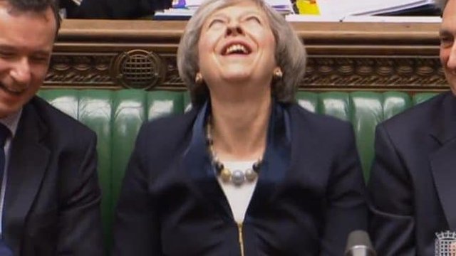 Theresa May's Strange Laugh