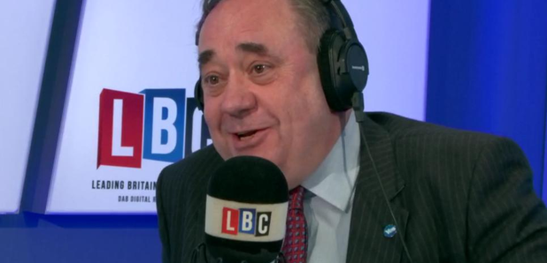 Alex Salmond laughing