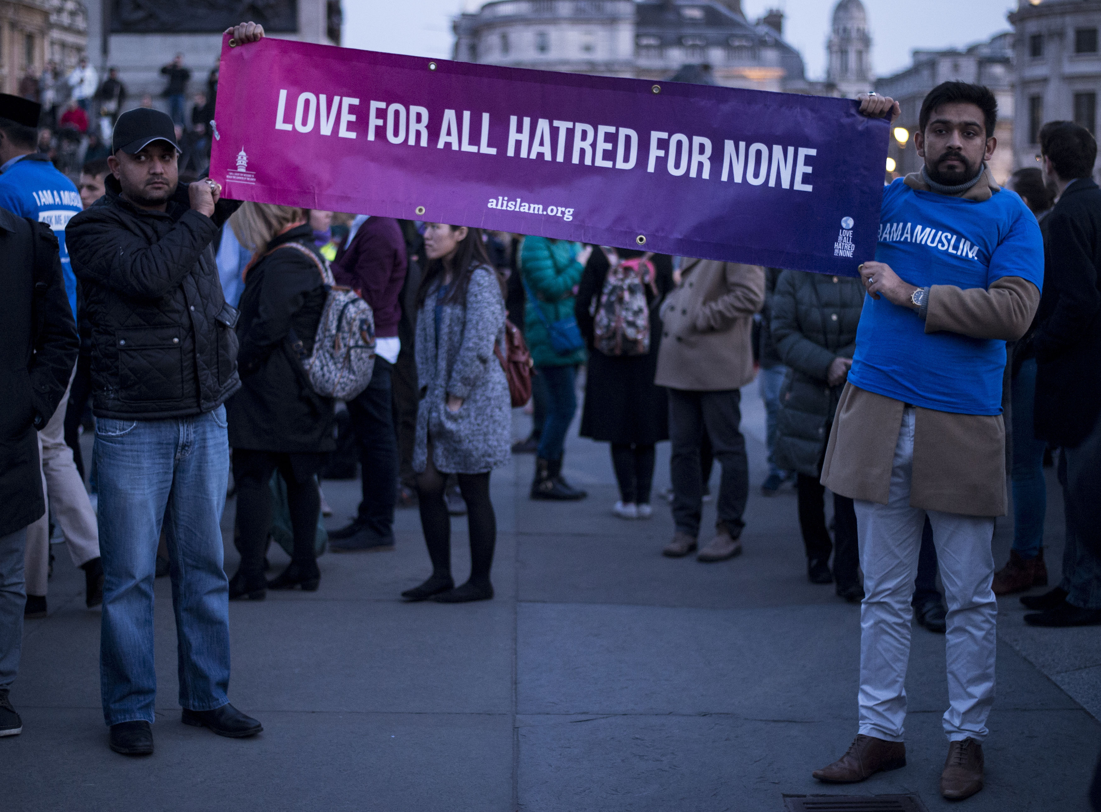 Trafalgar Square Vigil For Westminster