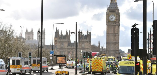 Westminster Bridge ambulances