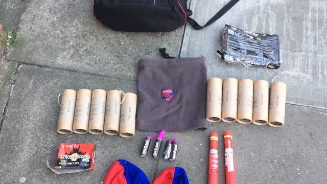 Some Of The Recovered Pyrotechnics