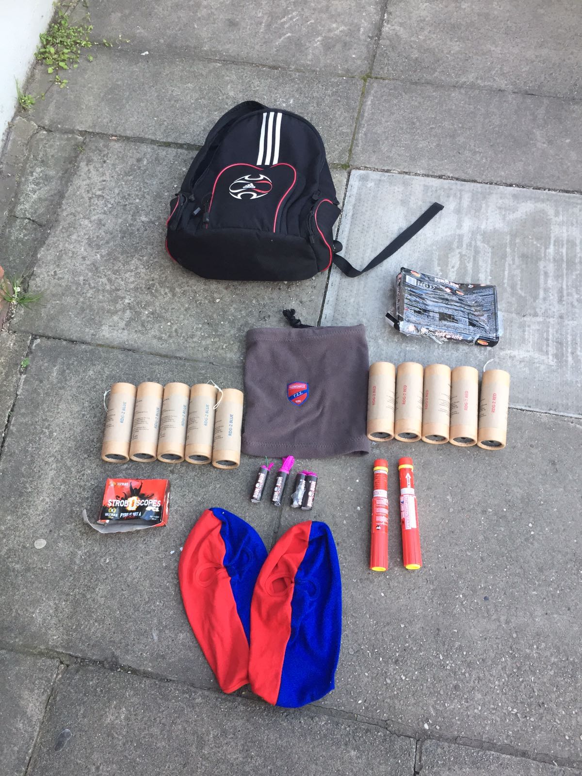 Some Of The Recovered Pyrotechnics