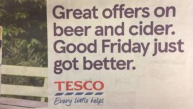 Tesco Good Friday Ad