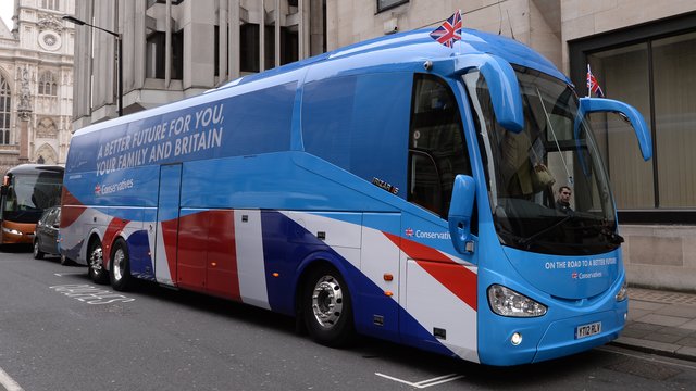 Conservative battle bus