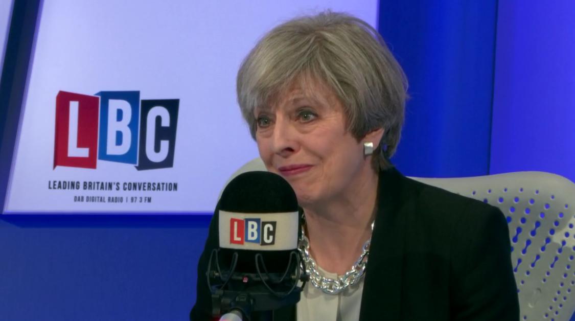 Theresa May LBC