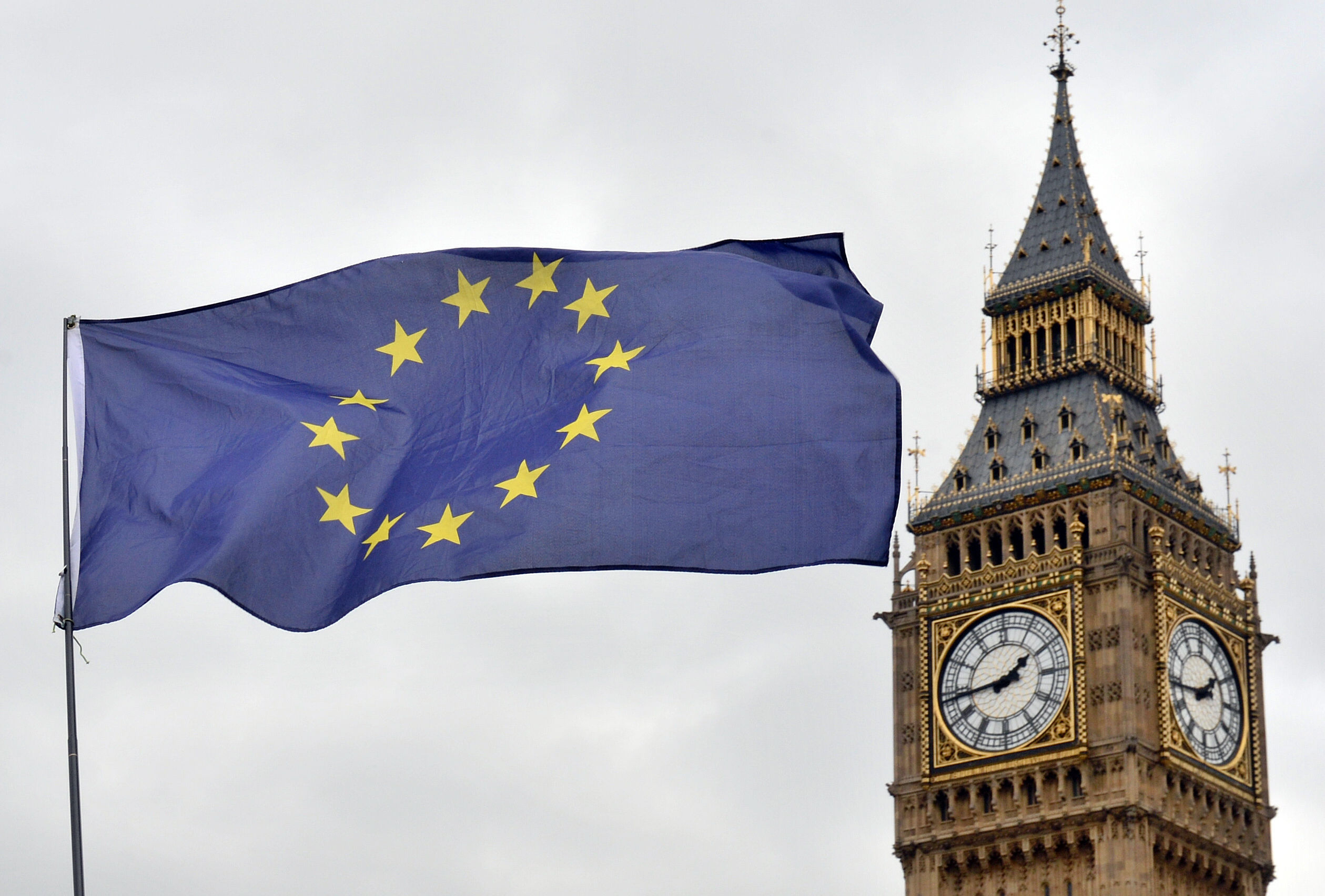 Big Ben and the EU Flag