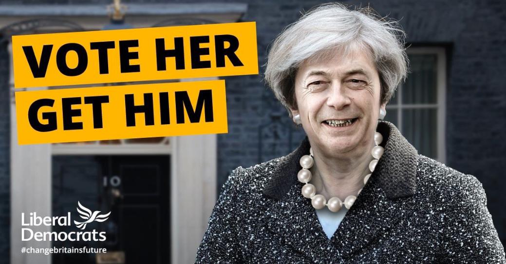 Liberal Democrats Unveil Controversial Election Poster Lbc 