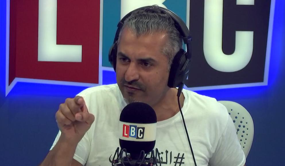 Maajid Nawaz angry