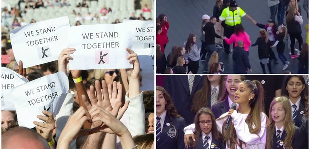 One Love Manchester collage