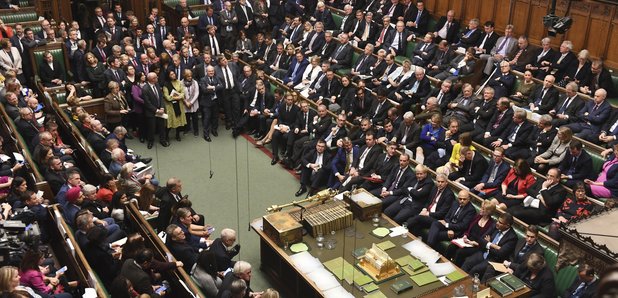 The House of Commons during the Brexit debate