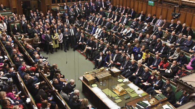 The House of Commons during the Brexit debate